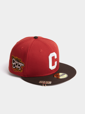 New Era Unisex 59FIFTY Chicago Cubs Red/Brown Caps