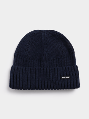 Men's Relay Jeans Micro Navy Beanie