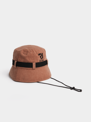 Men's Relay Jeans Washed Canvas Brown Boonie Hat