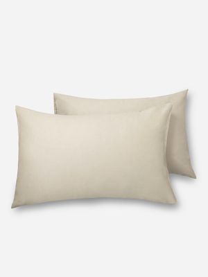 Everynight Cotton Pillowcase Set Natural