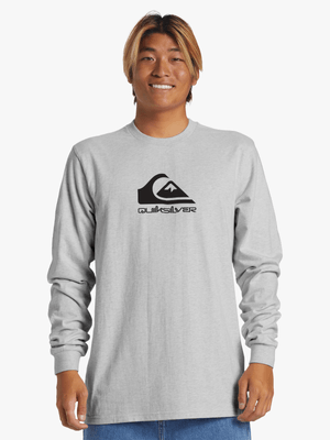 Men's Quiksilver Corp Logo Long Sleeve T-Shirt
