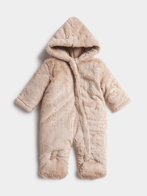 Jet Baby Stone Fleece Sleepsuit