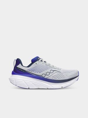 Saucony Mens Guide 17 White/Blue Running Shoes