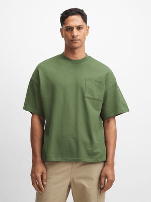 Jet Men's Olive Pocket T-Shirt