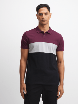 Jet Men's Multicolour Golf Shirt