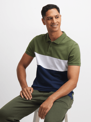 Jet Men's Multicolour Golf Shirt