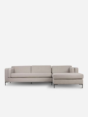 Rachel Corner Unit Couch RHF Sabie Light Grey