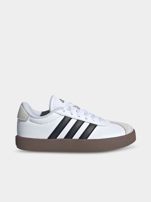 adidas Junior Grade-School VL Court 3.0 White/Black/Gum Sneakers