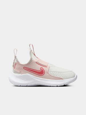 Nike Junior Pre-School Flex Runner 3 White/Pink Running Shoes