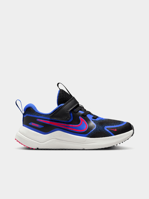Nike Junior Pre-School Cosmic Runner Black/Navy/Red Running Shoes
