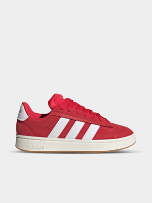 adidas Mens Grandcourt Alpha 00s Red Sneakers