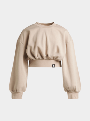 Jet Teen Girls Stone Cropped Active Top