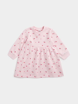 Jet Toddler Girls Light Pink Floral Dress