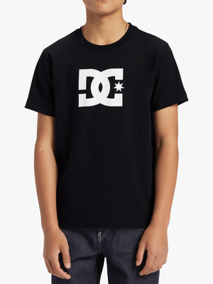 Kids DC Black Star Short Sleeve Boy T-Shirt