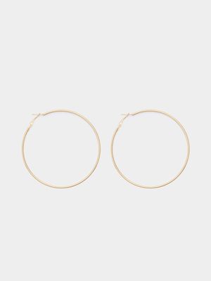 Exact Women's Gold Hoop Earrings