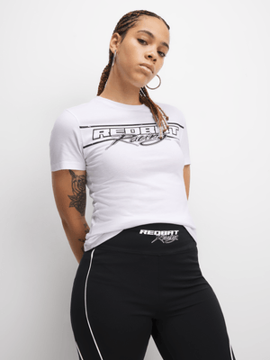 Redbat Athletics Women's White Graphic T-Shirt