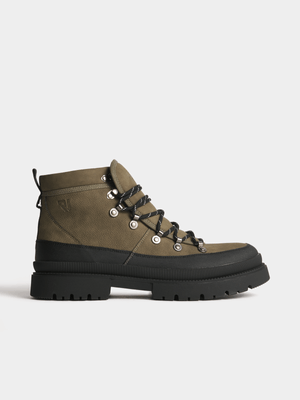Men's Relay Jeans Two Toned Hiker Green Boot