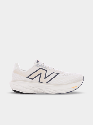 Mens New Balance Fresh Foam X 1080 v14 White/Vintage Indigo/Hot Mango Running Shoes