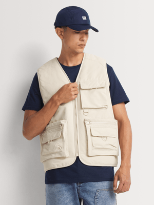 Men's Markham Utility Gilet - Stone