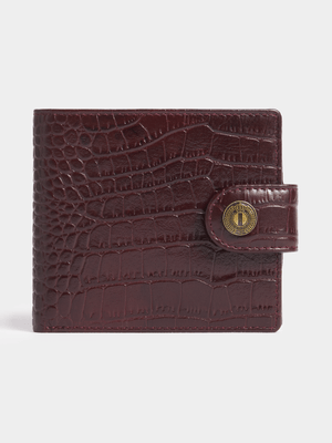 Fabiani Men's Leather Oxblood Wallet