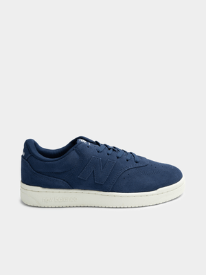 Mens New Balance BB80 V1 Suede Navy/Cream Sneaker