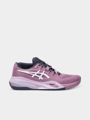 Asics Womens Gel-Resolution X Ube/White Court Shoes