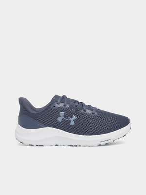 Under Armour Womens Charged Pursuit 4 Downpour Gray Running Shoes