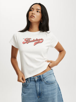 Women's Cotton On White Baby Graphic T-shirt