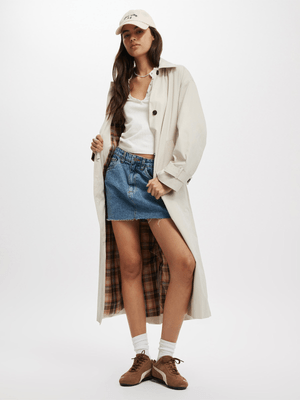 Women's Cotton On Brown Ellie Trench Coat