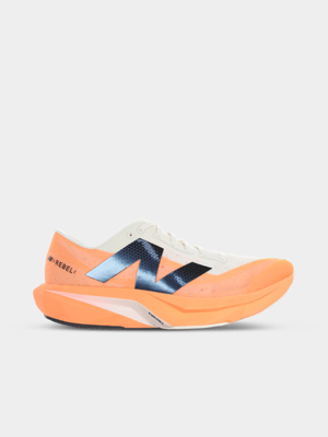 New Balance Fuelcell Mens Rebel v4 Orange/White Running Shoes