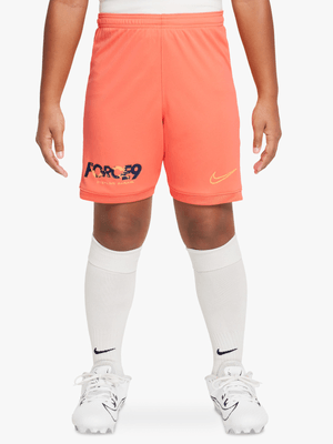 Nike Boys Dri-Fit Erling Haaland Academy 25 Wild Mango Soccer Shorts