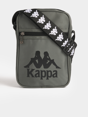 Mens Kappa Grey Shoulder Bag