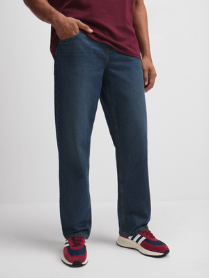 Jet Men's Indigo Straight Leg Jeans