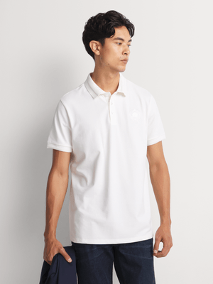 Fabiani Men's Ecru Pique Polo Golfer