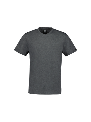 TS Mens Everyday V-Neck Charcoal Melange Tee