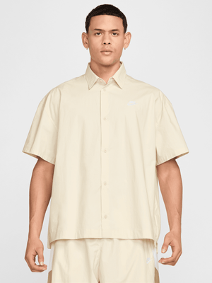 Nike Men's Club Khaki Short-Sleeve Shirt