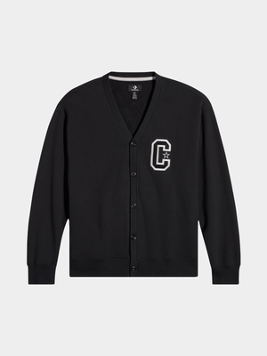 Converse Men's Retro Black Cardigan