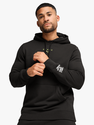 Puma x Hyrox Mens Heavyweight Black Hoodie