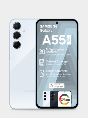 Samsung A55 5G Dual Sim 15GB + 50min - Telkom