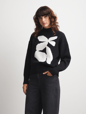 Women's Canvas Jacquard Knitwear Jumper
