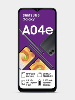 Samsung Galaxy A04E Dual Sim with 15GB Telkom Sim