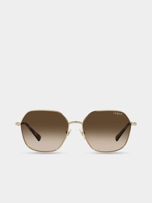 Women's Vogue Eyewear  Pale Gold Sunglasses
