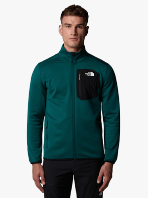 Men's The North Face Green Crest Fz Jacket