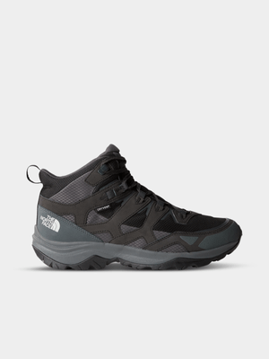 Men's The North Face Black & Grey  Hedgehog 3 Mid Boots