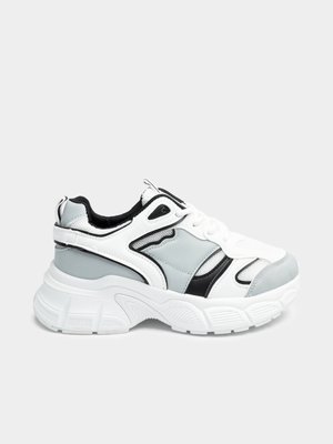 Womens TomTom Mega White/Black Sneaker