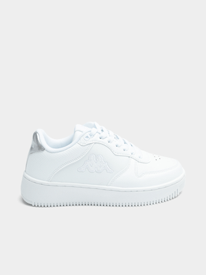 Women's Kappa Logo Maserta White/Silver Sneaker