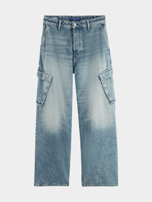 Men's Scotch  Soda The Daze Wide Leg Cargo Jeans
