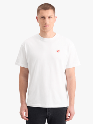 Men's Scotch & Soda White Core The Free Spirit Peace B T-shirt