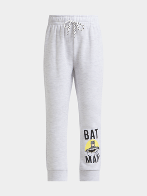 Jet Younger Boys Grey Melange Batman Active Pants
