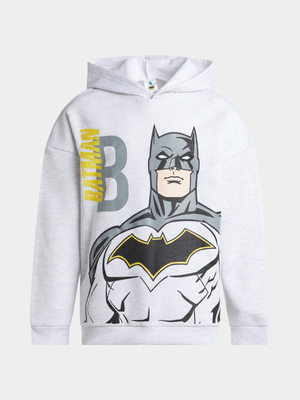 Jet Older Boys Grey Melange Batman Hoodie